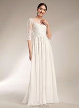 Load image into Gallery viewer, With Sequins Train Wedding Dresses A-Line Illusion Wedding Harper Dress Sweep