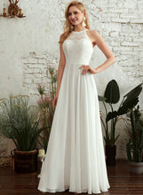 Load image into Gallery viewer, Dress Wedding Dresses Ally Neck Wedding Floor-Length A-Line Scoop