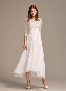 Lace Illusion Alyssa With Wedding Dresses Dress A-Line Asymmetrical Wedding