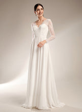 Load image into Gallery viewer, Wedding Sweep Deja V-neck Train Wedding Dresses Dress A-Line