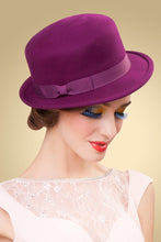 Load image into Gallery viewer, Ladies&#39; Fashion Autumn/Winter Wool With Bowler /Cloche Hat