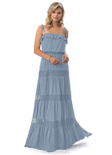 Load image into Gallery viewer, Yasmin A-Line/Princess Floor Length Natural Waist Sleeveless Scoop Bridesmaid Dresses