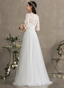 Kathryn Floor-Length Wedding Tulle Wedding Dresses Dress Sweetheart A-Line