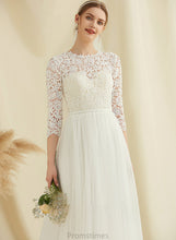 Load image into Gallery viewer, Dress Wedding A-Line Lace Scoop Neck Sweep Vicky Tulle Wedding Dresses Train