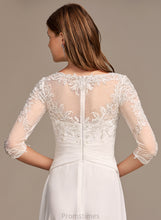 Load image into Gallery viewer, Lace Illusion Alyssa With Wedding Dresses Dress A-Line Asymmetrical Wedding