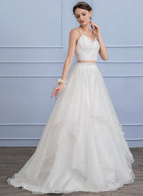 Load image into Gallery viewer, Organza Skirt Train Sweep Wedding Dresses Wedding Separates Caitlin