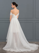 Load image into Gallery viewer, A-Line With Wedding Sequins Evie Organza Dress Wedding Dresses Asymmetrical