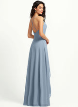 Load image into Gallery viewer, A-Line Asymmetrical Prom Dresses Camille V-neck Chiffon