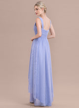 Load image into Gallery viewer, Ball-Gown/Princess Prom Dresses With V-neck Tulle Ruffle Julianne Asymmetrical