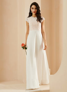 Wedding Lace Dress Scoop With Lyla A-Line Wedding Dresses Floor-Length Neck