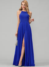 Load image into Gallery viewer, Scoop Prom Dresses Floor-Length Delilah Chiffon A-Line