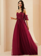 Load image into Gallery viewer, Sweep Sequins Julia Prom Dresses Ball-Gown/Princess Sweetheart Train Tulle With