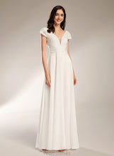 Load image into Gallery viewer, Wedding Dresses Floor-Length V-neck Dress Deborah Wedding A-Line