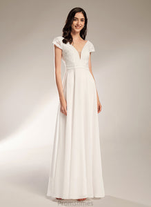 Wedding Dresses Floor-Length V-neck Dress Deborah Wedding A-Line