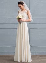 Load image into Gallery viewer, Sequins With A-Line Chiffon Wedding Dresses Dress Wedding Floor-Length Beading Alina