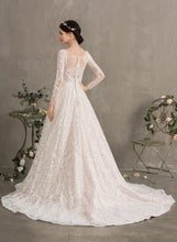 Load image into Gallery viewer, Lace Alexandria Court Illusion Dress Wedding Dresses Wedding Train Ball-Gown/Princess