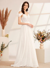 Load image into Gallery viewer, Sequins Irene Dress Train Sweep With Wedding V-neck A-Line Beading Wedding Dresses