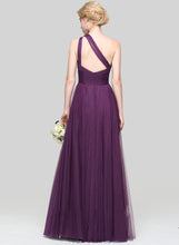 Load image into Gallery viewer, A-Line Floor-Length Ruffle With One-Shoulder Summer Prom Dresses Tulle