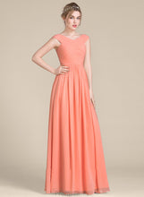 Load image into Gallery viewer, Floor-Length Prom Dresses Ruffle Chiffon Ball-Gown/Princess With Kailyn V-neck