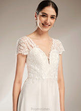 Load image into Gallery viewer, Court Bow(s) Dress V-neck A-Line Wedding Train Wedding Dresses With Brooke