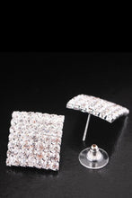 Load image into Gallery viewer, Beautiful Zircon/Platinum Plated Ladies&#39; Earrings