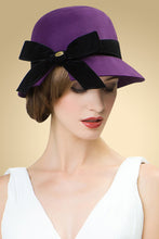 Load image into Gallery viewer, Ladies&#39; Beautiful Autumn/Winter Wool With Bowler /Cloche Hat