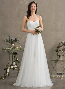 Kathryn Floor-Length Wedding Tulle Wedding Dresses Dress Sweetheart A-Line