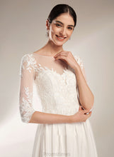 Load image into Gallery viewer, With Sequins Train Wedding Dresses A-Line Illusion Wedding Harper Dress Sweep