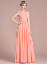 Load image into Gallery viewer, Floor-Length Prom Dresses Ruffle Chiffon Ball-Gown/Princess With Kailyn V-neck