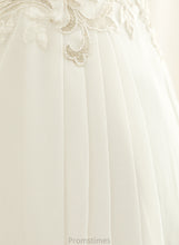 Load image into Gallery viewer, Dress A-Line Floor-Length V-neck Chiffon Wedding Wedding Dresses Elva