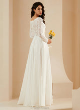 Load image into Gallery viewer, V-neck With Wedding Sweep Train Dress A-Line Lace Wedding Dresses Evangeline