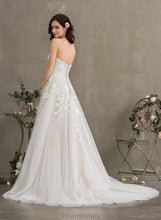 Load image into Gallery viewer, Train Wedding Dress Ball-Gown/Princess Sweetheart Tulle Wedding Dresses Carleigh Court