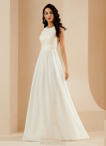 With Wedding Dress Sequins Lace Sweep Wedding Dresses Nydia A-Line Train