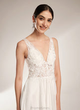 Load image into Gallery viewer, Court Train Wedding Wedding Dresses Miya Sequins With A-Line Dress Beading V-neck