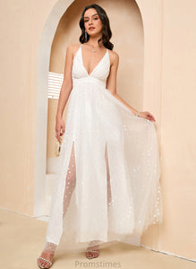 Dress Wedding A-Line Shirley Ankle-Length Wedding Dresses V-neck