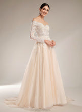 Load image into Gallery viewer, Dress Sequins Wedding Dresses Chapel Illusion Train With Ball-Gown/Princess Wedding Alaina