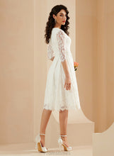 Load image into Gallery viewer, Wedding A-Line Dress Knee-Length Ximena Wedding Dresses