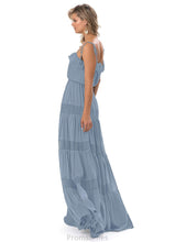 Load image into Gallery viewer, Yasmin A-Line/Princess Floor Length Natural Waist Sleeveless Scoop Bridesmaid Dresses