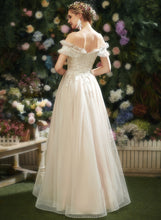 Load image into Gallery viewer, Floor-Length Lace Wedding Wedding Dresses Sequins Leyla With Sweetheart Dress A-Line