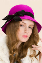 Load image into Gallery viewer, Ladies&#39; Beautiful Autumn/Winter Wool With Bowler /Cloche Hat