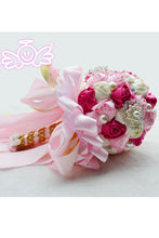Load image into Gallery viewer, Lovely Round Satin/Ribbon Bridal Bouquets
