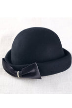 Load image into Gallery viewer, Ladies&#39; Pretty Autumn/Winter Wool With Bowler /Cloche Hat