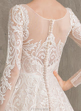 Load image into Gallery viewer, Lace Alexandria Court Illusion Dress Wedding Dresses Wedding Train Ball-Gown/Princess