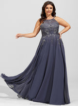 Load image into Gallery viewer, Prom Dresses A-Line Sequins With Floor-Length Alessandra Chiffon Scoop