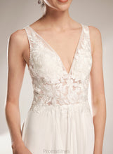 Load image into Gallery viewer, Court Train Wedding Wedding Dresses Miya Sequins With A-Line Dress Beading V-neck