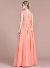 Load image into Gallery viewer, Floor-Length Prom Dresses Ruffle Chiffon Ball-Gown/Princess With Kailyn V-neck