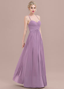 Sweetheart With Ruffle A-Line Jordyn Chiffon Prom Dresses Floor-Length