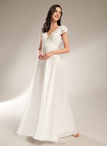 Wedding Dresses Floor-Length V-neck Dress Deborah Wedding A-Line