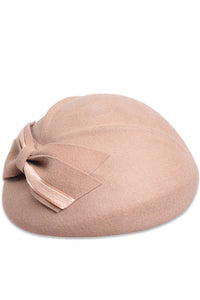 Ladies' Pretty Wool With Bowler /Cloche Hat