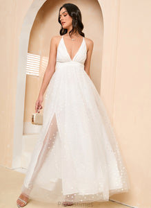 Dress Wedding A-Line Shirley Ankle-Length Wedding Dresses V-neck